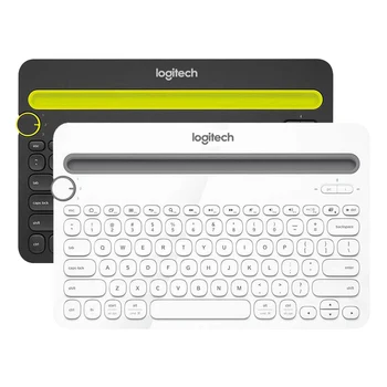 Logitech K480 Klaviatuuri Mobiil Mac Tablett Multi-Seade Õhuke Mini Mute Klaviatuuri ja Telefoni Hoidja Pesa ARVUTI Sülearvuti