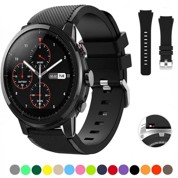 22mm Silikoon Bänd Samsung Watch 3/Käik S3 Piir/Huawei Vaadata 3/3 Pro/GT/Sport 2 Käepaela eest Amazfit GTR/Stratos/Tempo