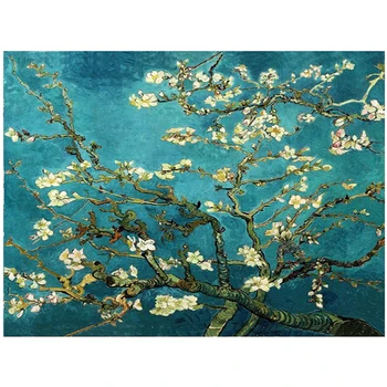 Almond Blossom Van Gogh Täielik Teemant Tikandid maailmakuulsa Diy Diamond Maali Käsitöö Kaunistatud elutuba Kingitus WG1818