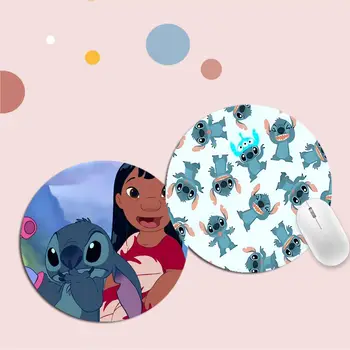 Disney Stitch Väike Ring Desktop Laua Mat Kawaii-Mängude Tarvikud Õpilased Writing Pad Mouse Pad Kirjutuslaud Matid