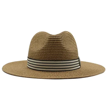 Panama Müts Summer Sun Mütsid Naistele Mees Beach Õled Müts Meestele UV Kaitse Jazz Fedora chapeau femme