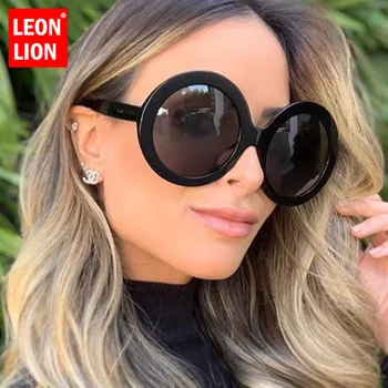 LeonLion 2021 Ring Liiga Päikeseprillid Naistele Ovaalsed Päikeseprillid Naiste/Meeste Vintage Prillid Naistele Luksus Oculos De Sol Gafas