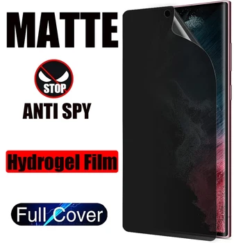 Anti Spy Matt Hüdrogeeli Film Realme 8 7 6 5 X50 Pro 7i Täielikult Katta Screen Protector For Realme GT NEO 3 2 GT Meister Explorer
