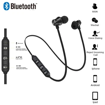 XT-11 Magnet Bluetooth Kõrvaklapid V4.1 Stereo Sport Veekindel Earbuds Traadita in-ear Headset koos Mic iPhone Samsung