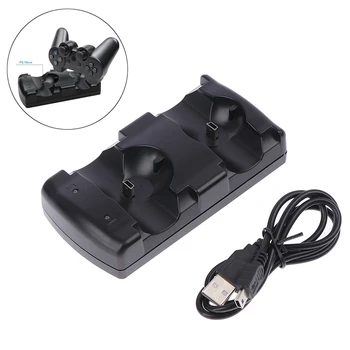 Eest MOVE Kontroller Laadija USB-Kaabel Powered laadimisdoki PS3 Liiguta Juhtkangi Gamepad Controle