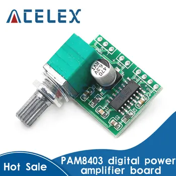 PAM8403 5V Võimsus Audio Võimendi Juhatuse Kanal 2 3W W Volume Control/ USB Power