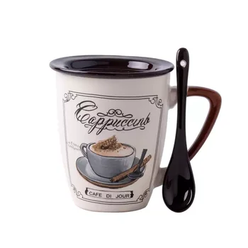 355ML Kohvi kategooria Keraamilised Kruusid kohvi kruus Piima Tee office Tassi Drinkware Parim sünnipäeva Kingitus Sõpradele