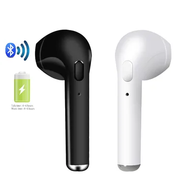 i7s Traadita Bluetooth Kõrvaklapid, In-ear Mini Muusika Kõrvaklapid Sport kõrvaklapid mikrofoniga Nutitelefoni Xiaomi iPhone pk y50 F9