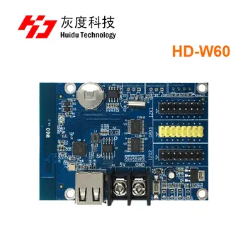 Huidu HD W60 HD W62 HD W63 HD W64 HD W66 Wifi & U-Disk sadamate 1024*32~2048*512 ühe ja dual värvi led display kontrolli kaarti