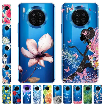 Näiteks Huawei Honor 50 Lite Juhul TPÜ Pehme Silikoon Selge puhul Huawei nova 8i 4G Telefoni Kate nova8i 8 i Honor50 Lite Läbipaistev