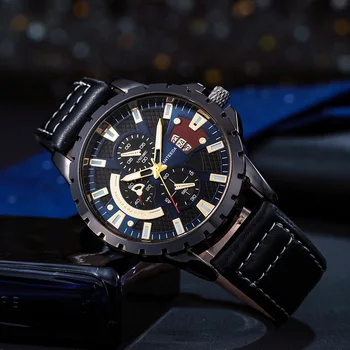 FANTEEDA Brändi Meeste Kõrge hinne Quartz Watch Mitte Mehaaniline Veekindel Big Bang Co kaubamärgiga Vöö Vaadata
