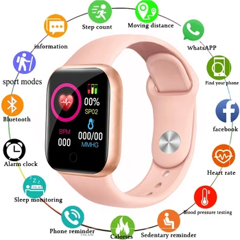 Mood Smart Kellad, Meeste Ja Naiste Smartwatch Südame Löögisageduse Samm Kalorite Fitness Jälgimise Sport Käevõru Apple Android Kell