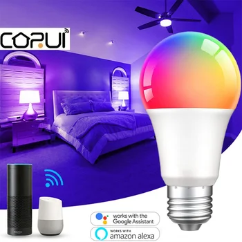 CORUI Zigbee3.0 Smart Lamp Tuya Pirn RGBCW 18W Värvi muuta LED E27 220V 110V Bombilla Led Lamp Inteligente
