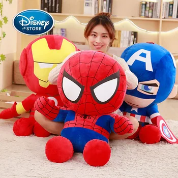 Disney Palus Nuku Marvel Avengers Spider-Man Iron Man Nukk -, Plüüš-Mänguasi, Kapten Ameerika Nukk Poisid Tüdrukud Mänguasjad, Laste Sünnipäeva Kingitus