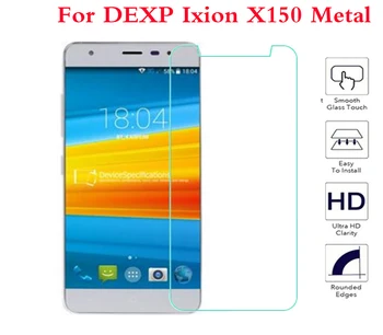 Eest DEXP Ixion X150 Metallist Karastatud Klaasist Ekraan Kaitsja Lisatasu Ees Selge kaitsekile Katab juhul