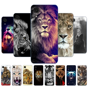 Samsung Galaxy A03 Core Juhul SM-A032F Telefoni Puhul Samsungi A03 Core 2021 A032F A03Core tagakaas hunt, tiiger, lõvi karu