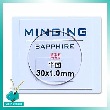 Hulgi 2tk/lot 1,0 mm paksusega 30~32.5 mm Sapphire Vaadata Klaas Kristall Kellade Klaasi Asendamine