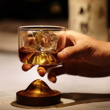 2020 Mägi-kujuline Puidust Alt Väike Klaas Veini Klaas Iiri Viski Klaas Scotch Whisky, kes Armastavad Veini Klaas Paksenenud Klaas