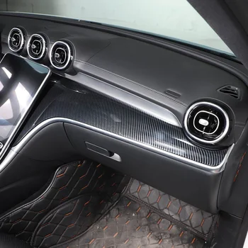 Mõeldud Mercedes Benz C-Klassi W206 2022 ABS-Carbon Fiber Auto Center Console Armatuurlaua Paneeli Trimmib Interjööri Kleebised Auto Tarvikud