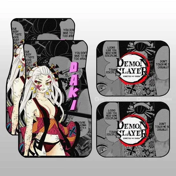 Daki Auto põrandamatid Kohandatud Demon Slayer Anime Mix Manga Kingitusi Fännid 4tk Pack