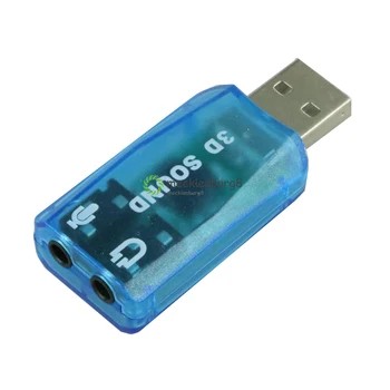 CM108 Kiibistik USB 2.0 3D HELI KAARDI ADAPTER VIRTUAL 5.1 CH Sound Track