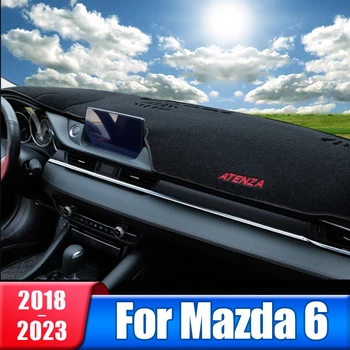 Auto Armatuurlaua Päikese Vari Katab Matt Non Slip Pad Vaipade Jaoks Mazda 6 GJ GL Mazda6 Atenza 2018 2019 2020 2021 2022 2023 Tarvikud