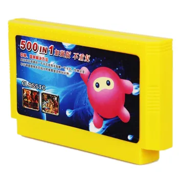 Uute tulijate 500 1 Klassikaline Mängud Kogumine on 8 Bitti 60 Sõrmed Mängu Kaart Video Mängu Konsool Mälukaart