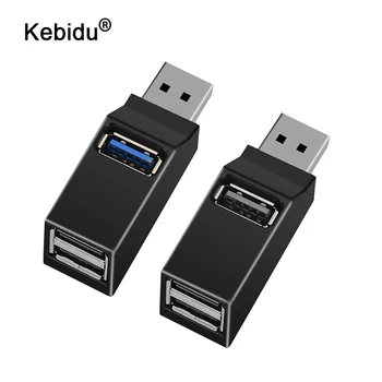 Universaalne Mini 3 liidest, USB 3.0 Hub kiire andmeedastus Splitter Kasti Adapter sobib MacBook Pro ARVUTI Sülearvuti Multi-port USB Hub
