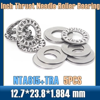 NTA815 + TRA Tolline Tõuke Nõel Rull-Laager Koos Kahe TRA815 Pesurid 12.7*23.8*1.984 mm ( 5 TK ) TC815 NTA 815 Laagrid