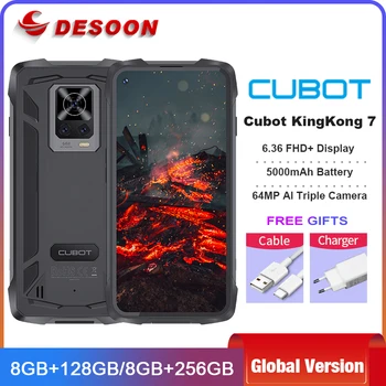 Cubot KingKong 7 IP68 IP69K Karm Nutitelefoni 8GB+128GB 64MP Triple Kaamera 6.36