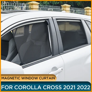 Magnet Aknas Päikesevarju Kardin Toyota Corolla Risti 2022 2021 Auto Pool Päikese Vari Akna Kiiver Kilp Toyota Risti 2021
