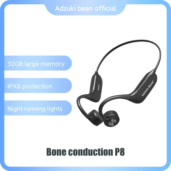 P8 Luu Juhtivus Kõrvaklapid ipx8-ga-IP68 Veekindel Sisseehitatud 32GB MP3-Mängija, Bluetooth Kõrvaklapid Ujumine Sport HiFi Kõrvaklapid