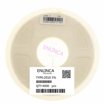 ENLINCA 4000pcs 2010 5% smd chip takisti takistid 0R-10M 3/4W 1R-10R 1K 10K 10R 47R 470R 100R 47K 470K 1M 62K 91K 3.9 K K 6.8