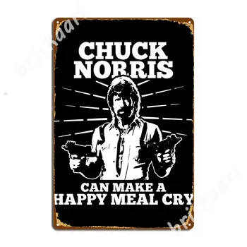 Chuck Norris Suudab Teha head Sööki Nutma Metallist Märgid Seina Seinamaaling elutoas isikupärastatud Seina, Tahvel Tina märk Plakatid