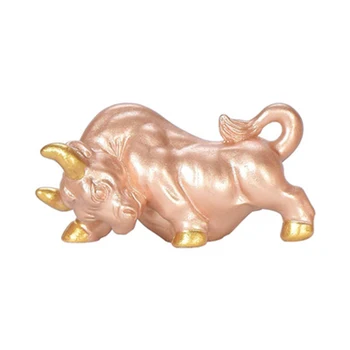 ZOCDOU 1 tk Võitlus Bull Väike Kuju Vähe Figuriin Käsitöö Joonis Ornament Miniatuurid