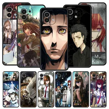 Steins Värava Anime Telefoni Puhul Xiaomi Poco X3 NFC M3 F3 M4 X4 Mi Lisa 12 10 Lite 11 10T 11T 11X Pro 5G 9T 11i Pehme Must Kate