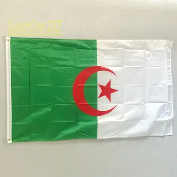 ZXZ tasuta kohaletoimetamine Alžeeria Riigi lipu 90x150cm 60x90cm Alžeeria lipu Banner Ameti Tegevuse paraad Kaunistamiseks