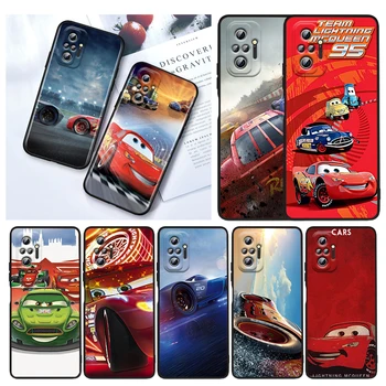Pikne McQueen Autod Puhul Xiaomi Redmi Märkus 11E 11S 11 11T 10 10S 9 9T 9S 8 8T Pro 5G 7 5 Must Silikoonist Telefoni Kate