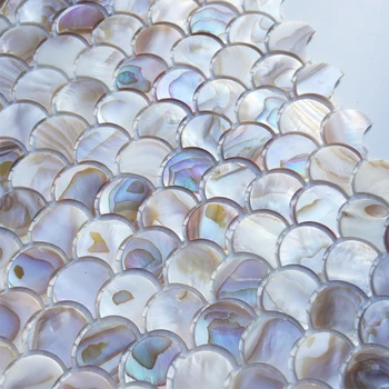 30*30cm Looduslik Pärl Kest Mosaiik jaoks Taustapildi elutuba, Köök, Tv Taustaks Kodu Kaunistamiseks Shell Käsitöö