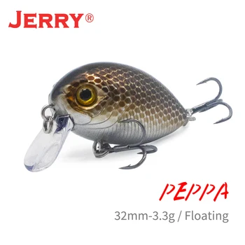 Jerry Peppa Forell Ultralight Ketramine Kalapüügi Lures Mikro-Wobbler Crankbait 32mm 3.3 g Magevee Kunstlik Sööt