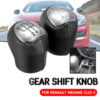Auto, 6-käiguline Gear Shift Knob Jaoks Renault Megane Clio II Twingo Kangoo Logan Käsitsi käigukang Käigukangi Gaitor