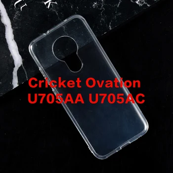 Läbipaistev Telefoni Puhul Kriket Kiiduavaldused U705AA U705AC Geel Puding Silikoon Caso Telefoni Kest Kriket Kiiduavaldused tagakaas