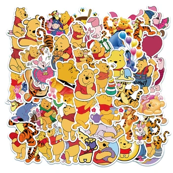 10/30/50tk Disney Cartoon Pooh Karu Kleebised Karupoeg Kleebised Veekindel PVC Pagasi Sülearvuti Rula Kleebis Kleebised Kid Mänguasi