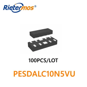 100TK PESDALC10N5VU P524 ESD DFN2510-10L DFN10