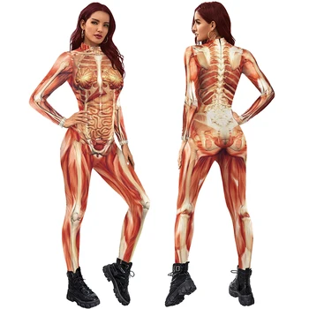 Mood Inimese Keha Kostüüm 3D Trükitud Täiskasvanud Bodysuits Uus Anime Cosplay Naiste Kostüümid, Seksikas Õhuke Elastne Kombekas Pikad Varrukad
