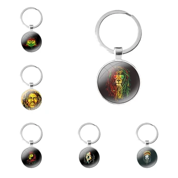 klaas kivi ümber Auto võtmehoidja võtmehoidja Võlusid võtmehoidjad Kingitused Cartoon Loominguline moedisain Bob Marley