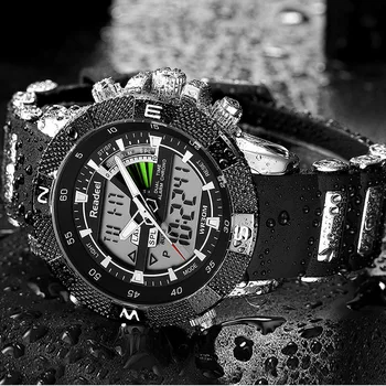 Mehed Sport Kellad Mood Meeste Quartz Watch LED Armee Sõjalise Randmele Käekella Mees Kella Top Luksus Brändi Relogio Masculino READEEL