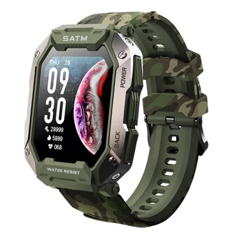 2022 Luksus sõjalise spordi Meeste Smart watch Mehed 5ATM Veekindel -, vererõhu -, Südame löögisageduse monitor Bluetooth Smartwatch Meestele