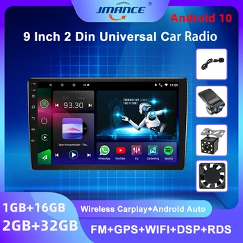 JMACNE 9 tolli 2 din Android Auto Apple Carplay Auto Raadio Multimeedia Video Mängija, Navigatsiooni GPS Nissan Kia Honda Toyota dvd