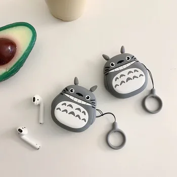 Armas Totoro Anime Airpods 2 puhul Apple Airpods Pro Armas 3D Silikoon Traadita Kõrvaklappide jaoks Airpods Protective Case